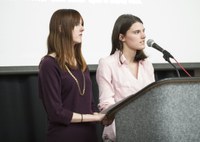 Brigid and Bailey Speak at Human Trafficking Awareness Conference