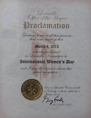 international women's day proclamation