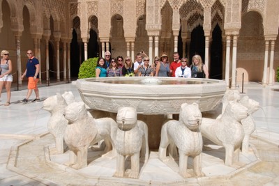 Spain Group Fountain 